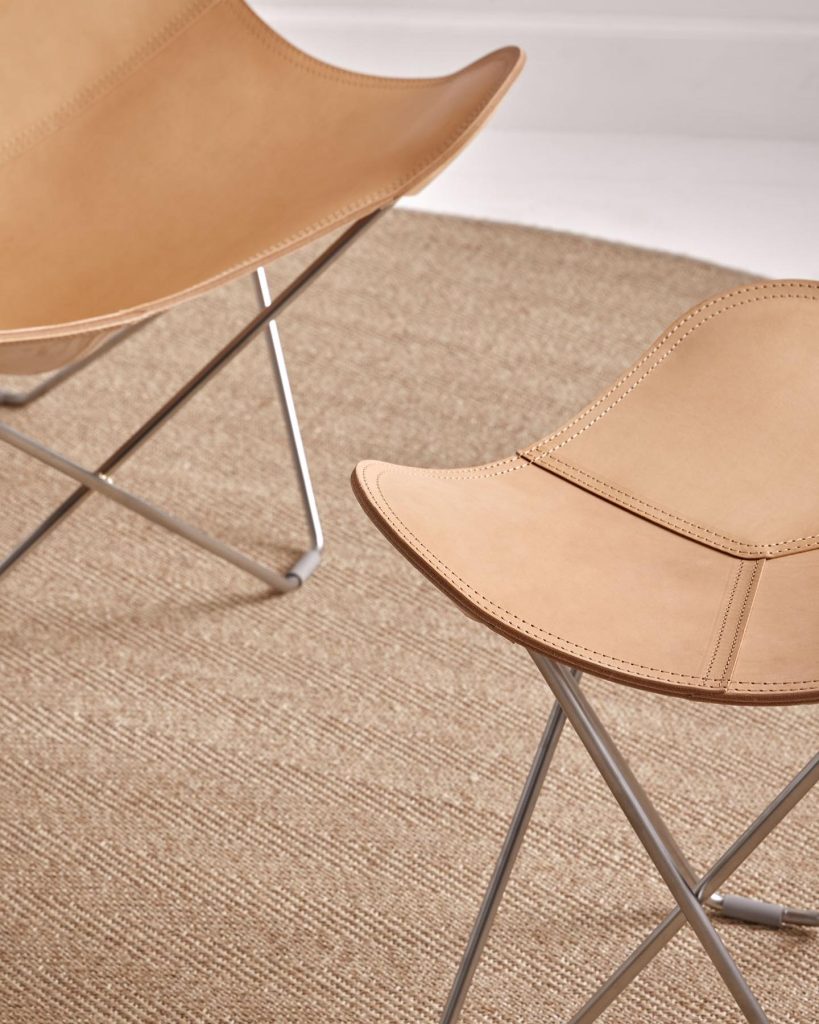 leather butterfly chair